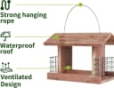 Squirrel-Proof Cedar Hopper Bird Feeder