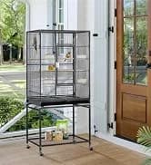 64-Inch Open Top Bird Cage for Parakeets and Cockatiels — collection imagery