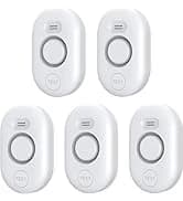 5 Pack Water Leak Detectors for Home — 100dB Water Sensor Alarm for Basement — collection imagery
