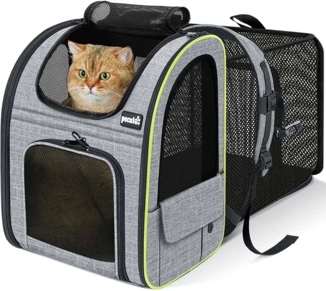 Cat Backpack Expandable — Cat Carrier Backpack with Breathable Window