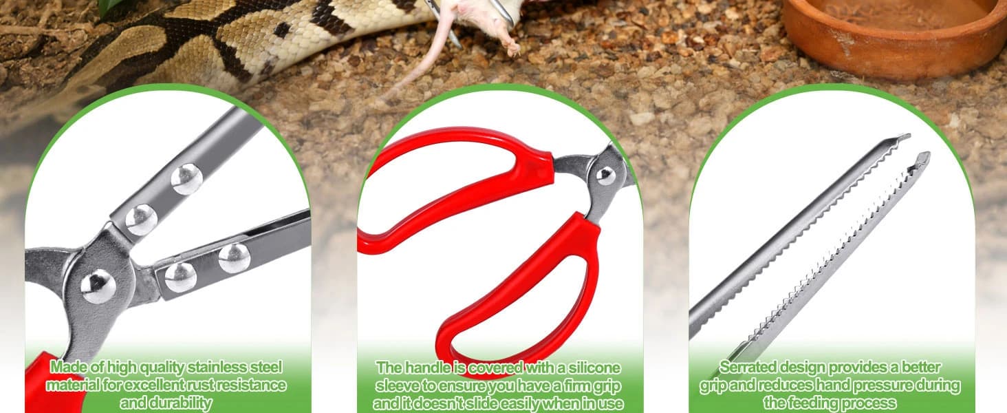 Snake Feeding Tongs,15 Inch Reptile Feeding Tongs — product details