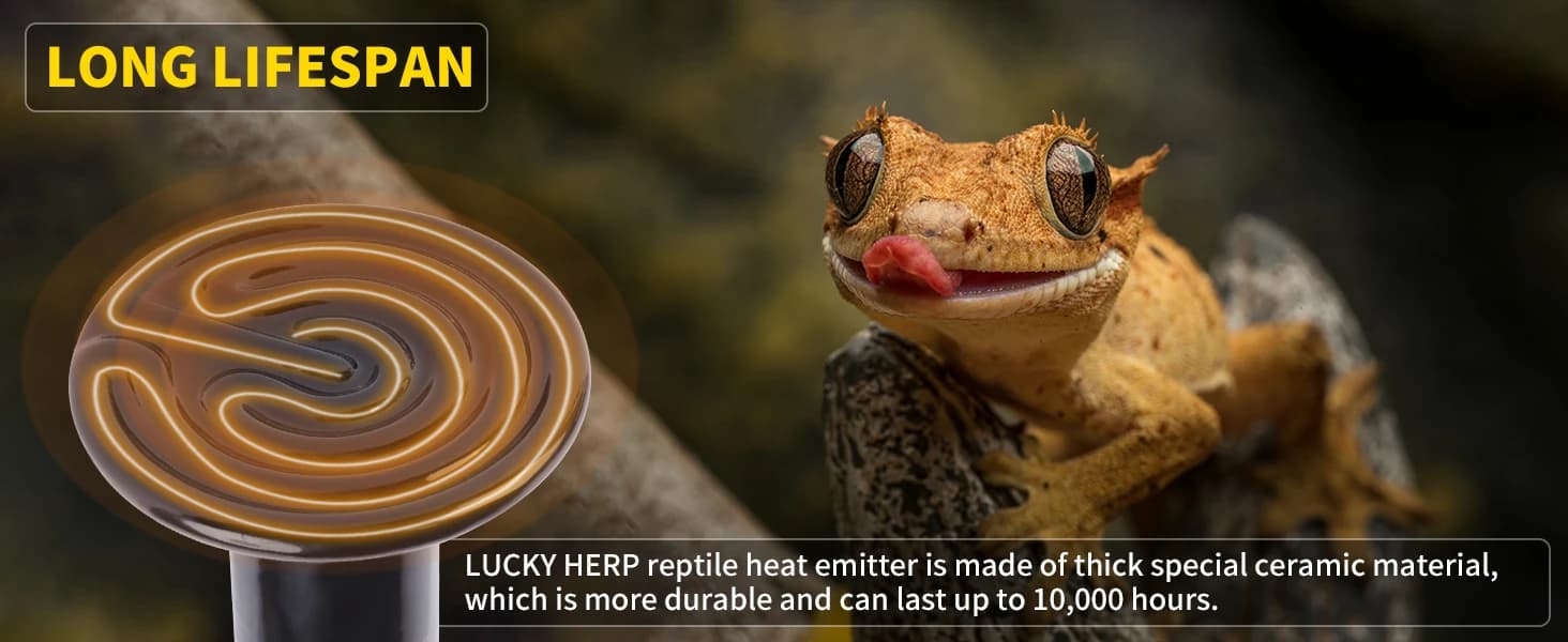 150W Ceramic Heat Emitter — Reptile Heat Bulbs — product details