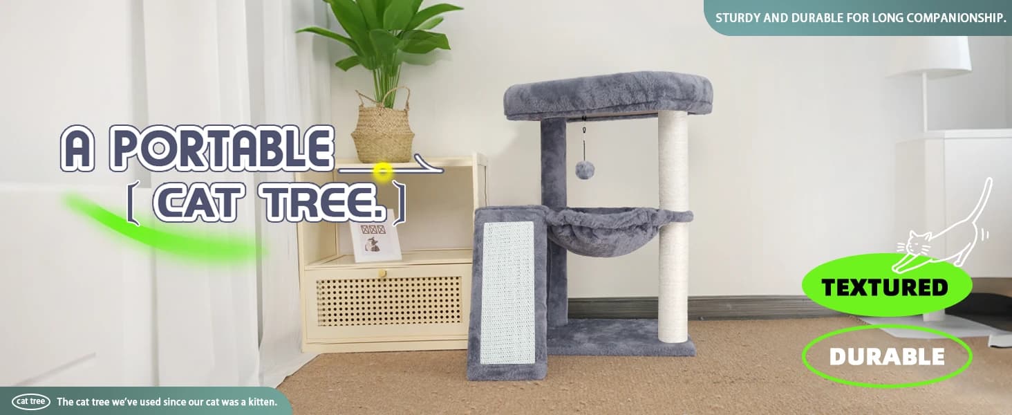 YOUPET Cat Tree with Cat Scratching Post for Indoor Cats — product details