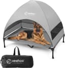 Outdoor Dog Bed with Canopy — Cooling Elevated Dog Shade for Outside