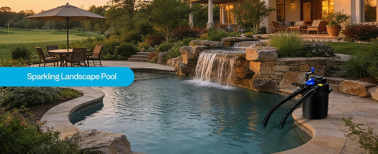 1580GPH Bio Pressure Pond Filter with 13W Light for Various Ponds — collection imagery