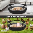 Small Animal Playpen — Waterproof Foldable Pet Playpen