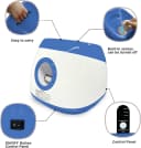 Automatic Ball Launcher for Dogs Large- 3 Distance Settings (40/60/80FT) w/Remote Control | 2.5" ETPU Tennis