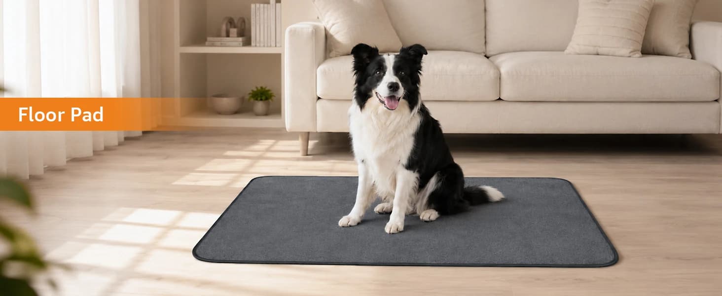 Washable Pee Pads for Dogs — 2 Pack Fast Absorbent Dog Mats,72"x72" — collection imagery
