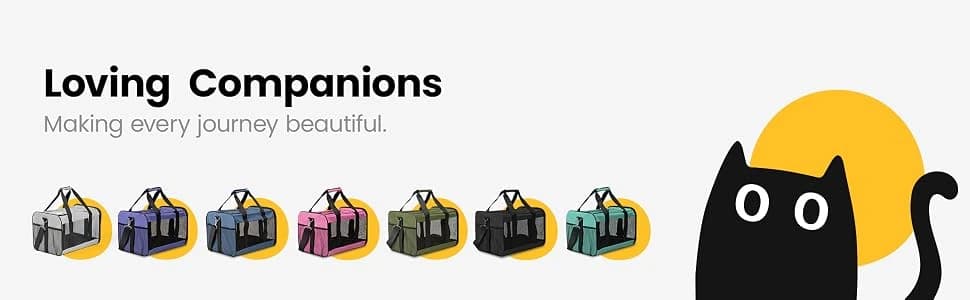 Cat Carrier Soft-Sided Pets Travel Carriers up to 15 Lbs — collection imagery
