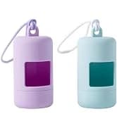 3Pack Dog Poop Bag Holder for Leash Lightweight Pet Waste Bag Dispenser with Leash Attachment Portable Plastic — collection imagery