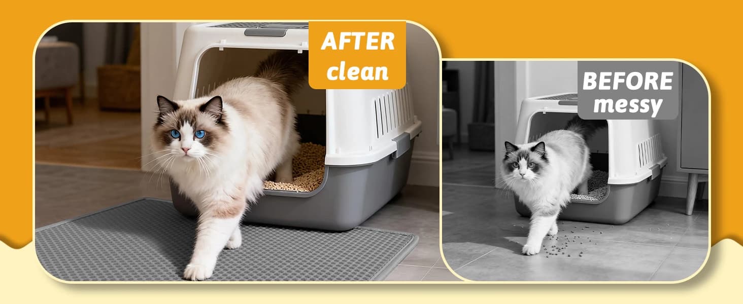 Litter Box Mat — Double-Layer Urineproof Design — product details