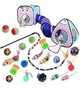 Cat Tunnels for Indoor Cats with Cube Tent Toys Combo — collection imagery