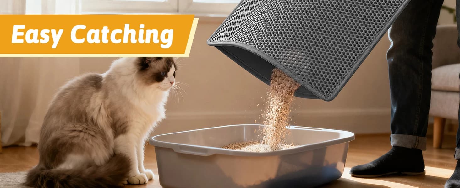 Litter Box Mat — Double-Layer Urineproof Design — product details