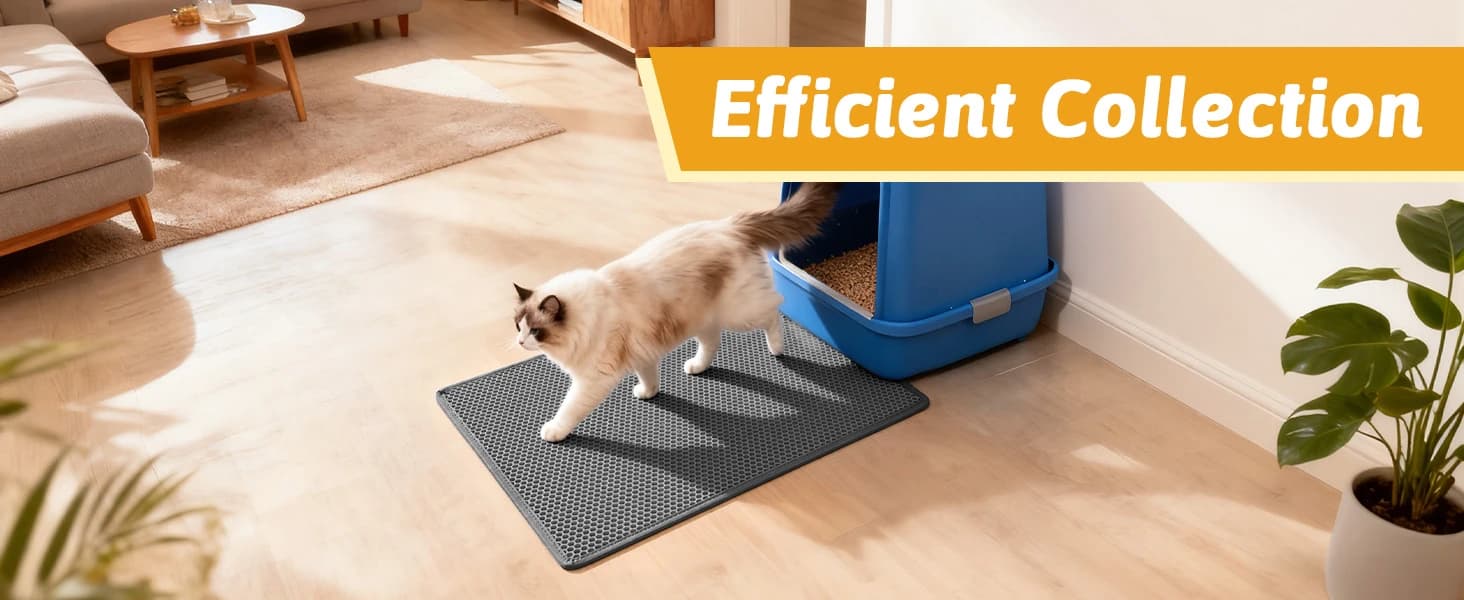 Litter Box Mat — Double-Layer Urineproof Design — product details