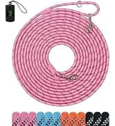 Long Dog Training Leash,Heavy Duty Reflective Rope Lead for Small, Medium, and Large Dogs ,6FT 10FT 15FT 30FT — collection imagery