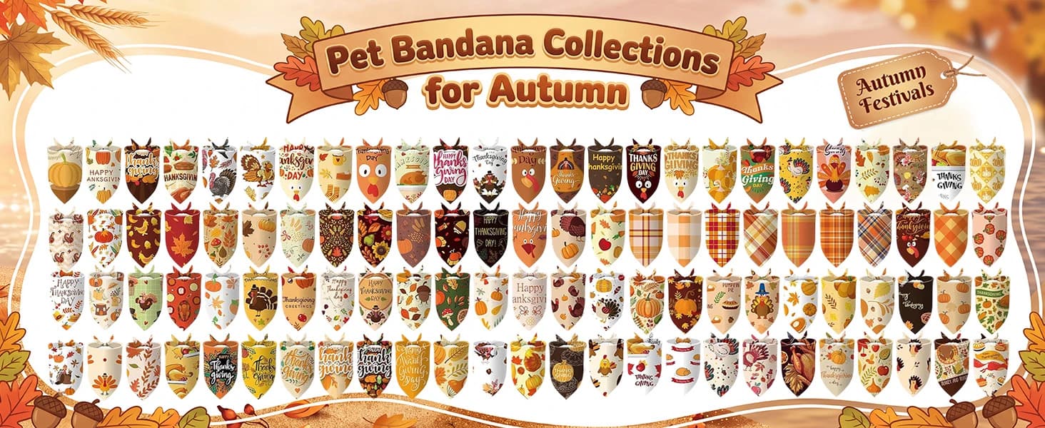 100 Pcs Paw Dog Bandanas Bulk Pet Paw Grooming Bandanas for Dogs — product details
