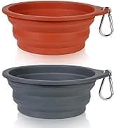 Dog Bowls Pet Collapsible Bowl with Cover Lids — collection imagery