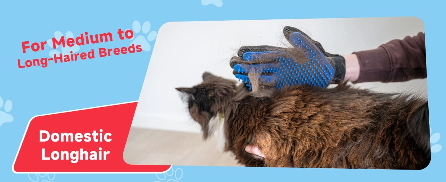Pet Hair Removal Glove for Dogs and Cats — product details