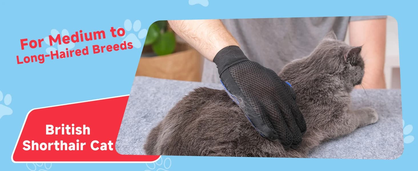 Pet Hair Removal Glove for Dogs and Cats — product details