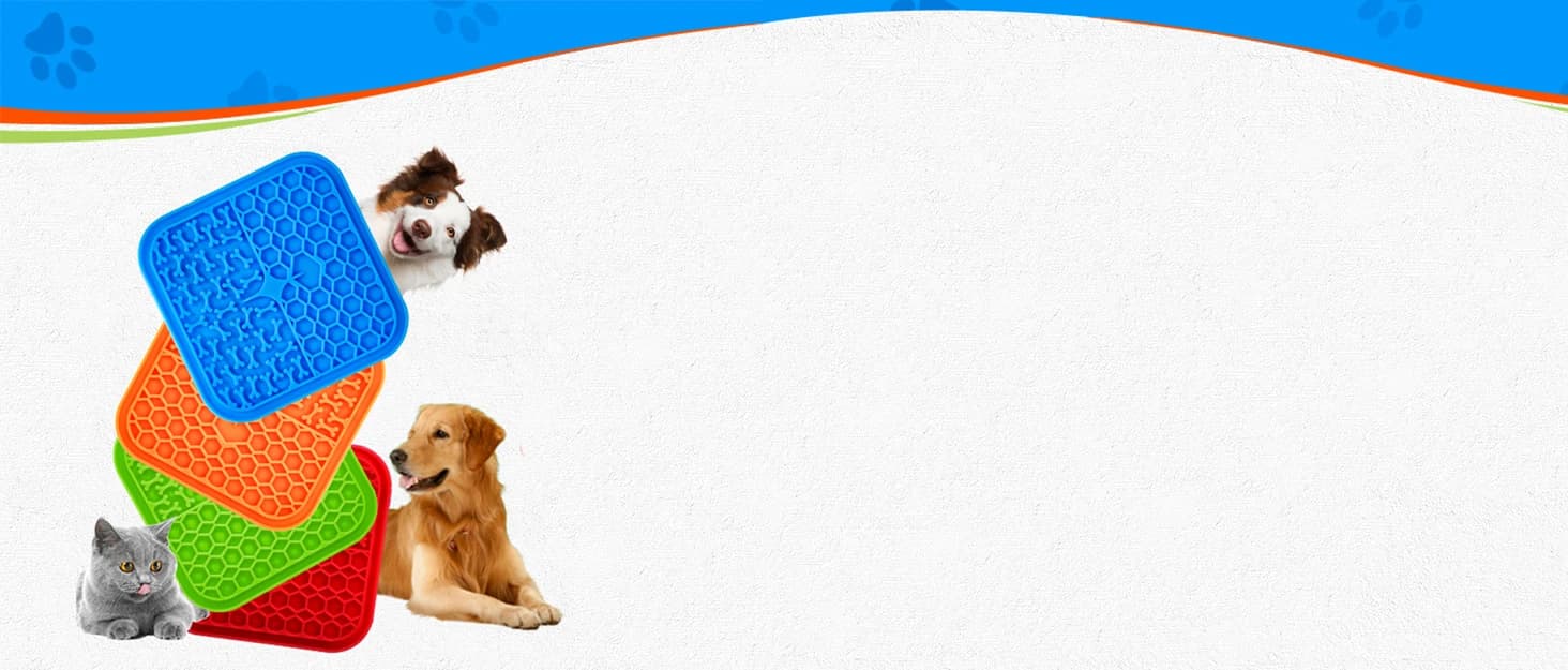 Lick Mat for Dogs - Slow Feeder Licking Mat with Suction Cups for Peanut Butter — collection imagery