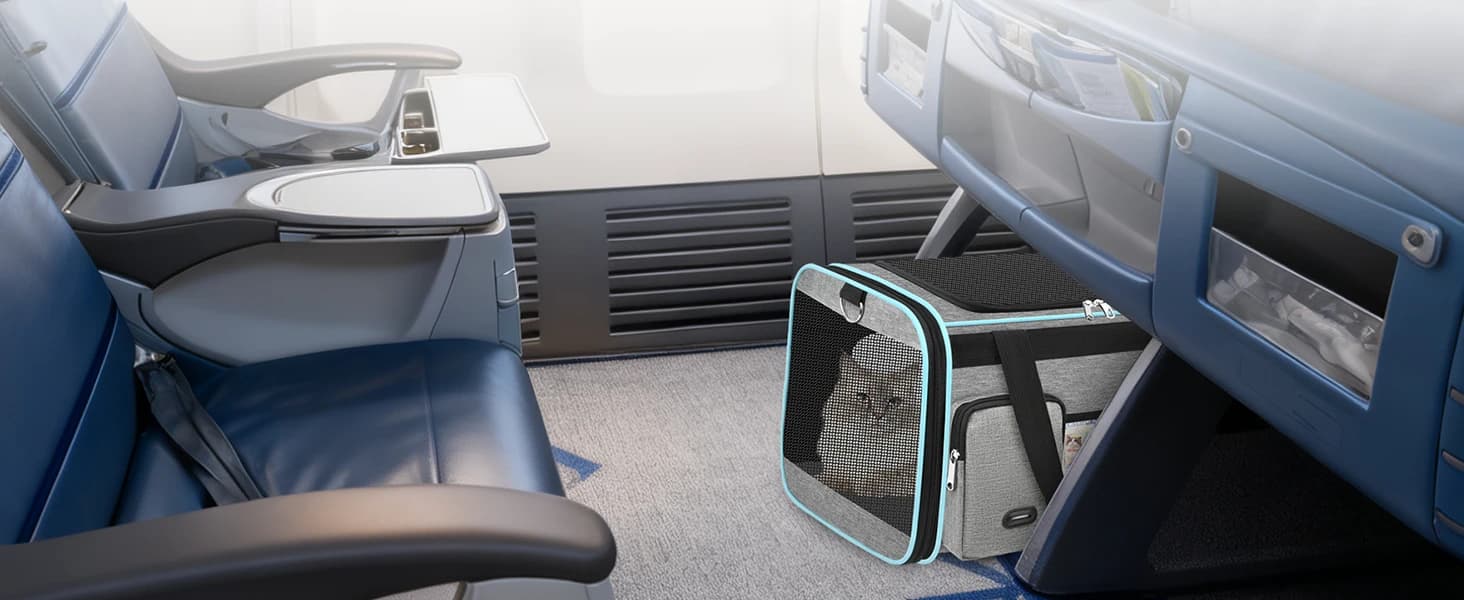 Large Cat Carrier — Soft Sided Travel Pet Carrier Airline Approved — product details
