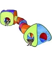 Cat Tunnels for Indoor Cats with Cube Tent Toys Combo — collection imagery