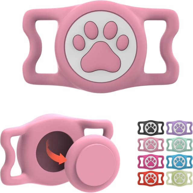 Waterproof Airtag Dog Collar Holder for Apple Air Tag