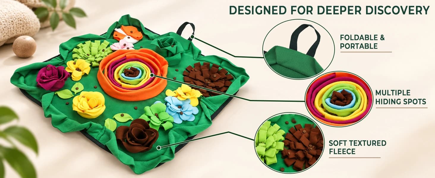 Snuffle Mat for Dogs — Large Dogs Slow Feeder — product details