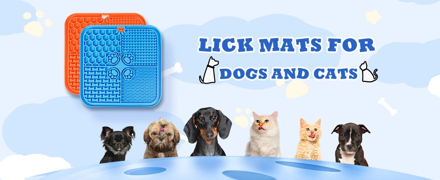 Lick Mat for Dogs — Slow Feeder with Suction Cups for Dog Anxiety Relief — product details