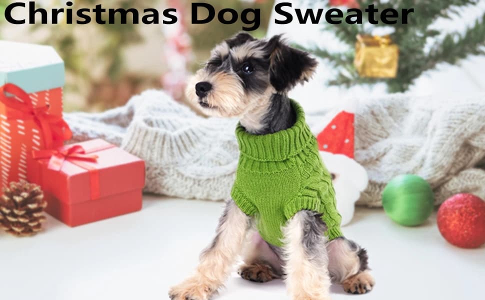 Sleeveless Turtleneck Knit Sweater for Small Dogs and Cats — product details