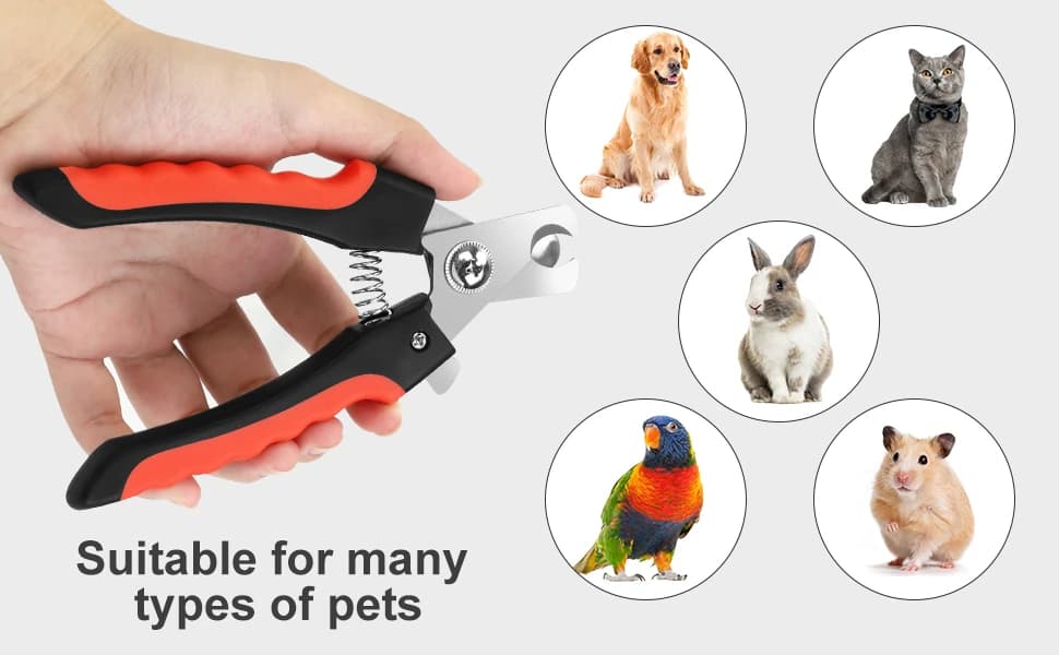 Dog Nail Clippers Trimmer Set — Quick Safety Guard to Avoid Over-Cutting — Tips Before Use
