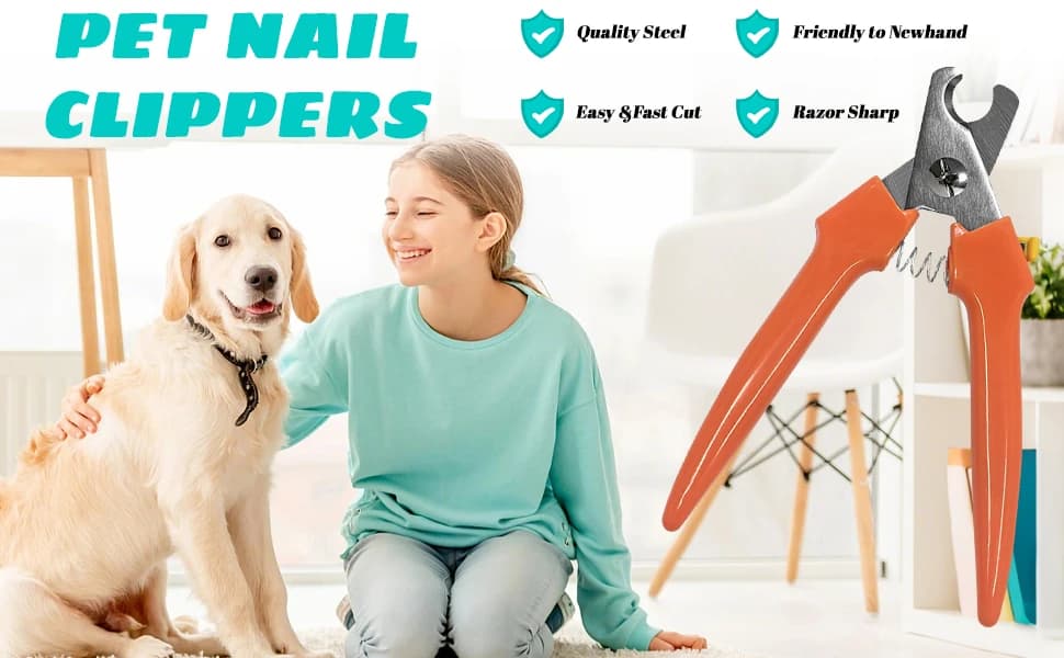 Dog Nail Trimmers #767C — Large and Small Breed Pet Nail Clippers — product details