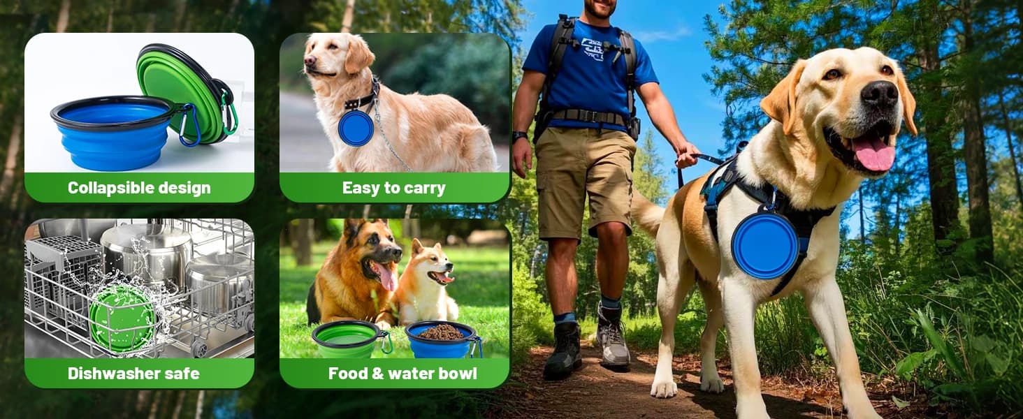Dog Bowl Pet Collapsible Bowls — product details