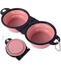 Collapsible Dog Bowl Silicone — 2Pack Macaron Color Pet Travel Bowls — collection imagery
