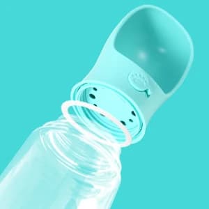 Dog Water Bottle, Leak Proof Portable Puppy Water Dispenser with Drinking Feeder for Pets Outdoor Walking — collection imagery