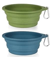 Dog Bowls Pet Collapsible Bowl with Cover Lids — collection imagery