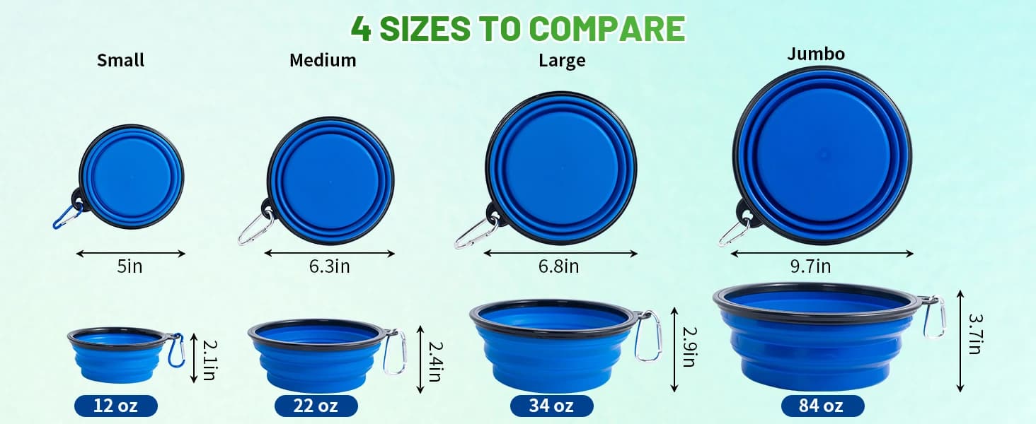Dog Bowl Pet Collapsible Bowls — product details
