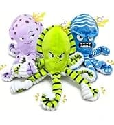 Plush Octopus Dog Toy with Squeaker and Crinkle Paper — collection imagery