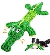 Dog Squeaky Toys Stretchable Crocodile for Interactive Tug of War — collection imagery