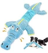 Dog Squeaky Toys Stretchable Crocodile for Interactive Tug of War — collection imagery