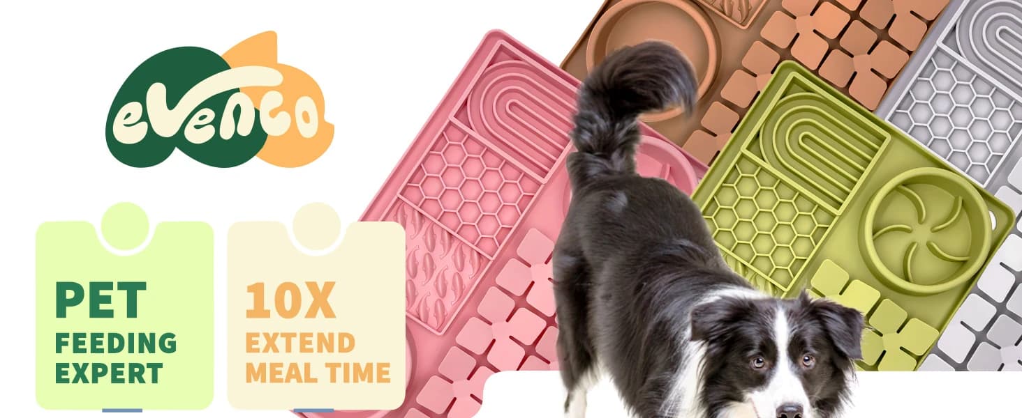 Slow Feeder Bowl — Silicone Lick Mat with Suction Cups for Dog and Cat — product details