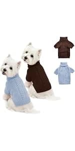 Dog Sweater 2 Pack for Small Dogs — product details