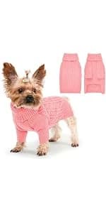 Dog Sweater 2 Pack for Small Dogs — product details