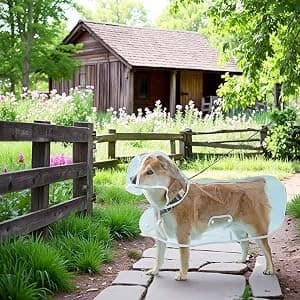 Clear Dog Rain Poncho for Small and Medium Dogs — collection imagery