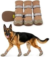 Dog Shoes for Winter Snow Waterproof Dog Boots with Fleece Lining — collection imagery