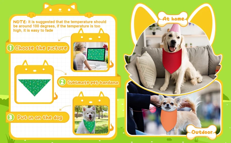20 Pcs Plain Dog Bandana Bulk for Puppy Dog — product details