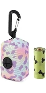 Dog Poop Bag Dispenser for Dog Leash — Poop Shape Sturdy Holder — product details