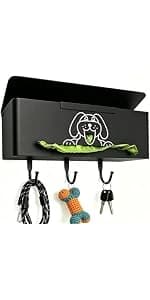 Dog Poop Bag Dispenser Wall Mounted Waterproof Outdoor Pet Waste Bags Dispenser Station Stake — product details