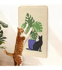 Cat Scratcher Mat — 23.6 X 15.7 Inch Natural Sisal Cat Scratch Mat — collection imagery