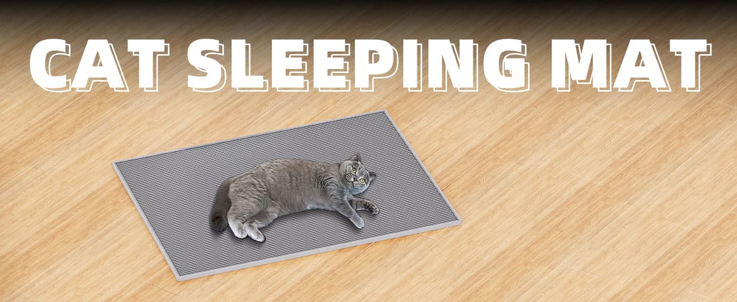 Cat Litter Mat Honeycomb Double Layer Design — 24’’ x 15’’ — collection imagery